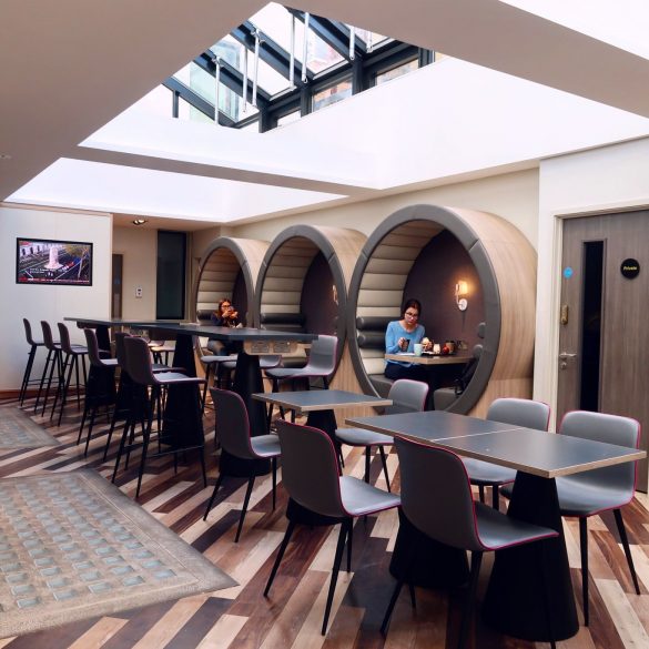 Point A Hotel London Shoreditch @minkaguides dining area