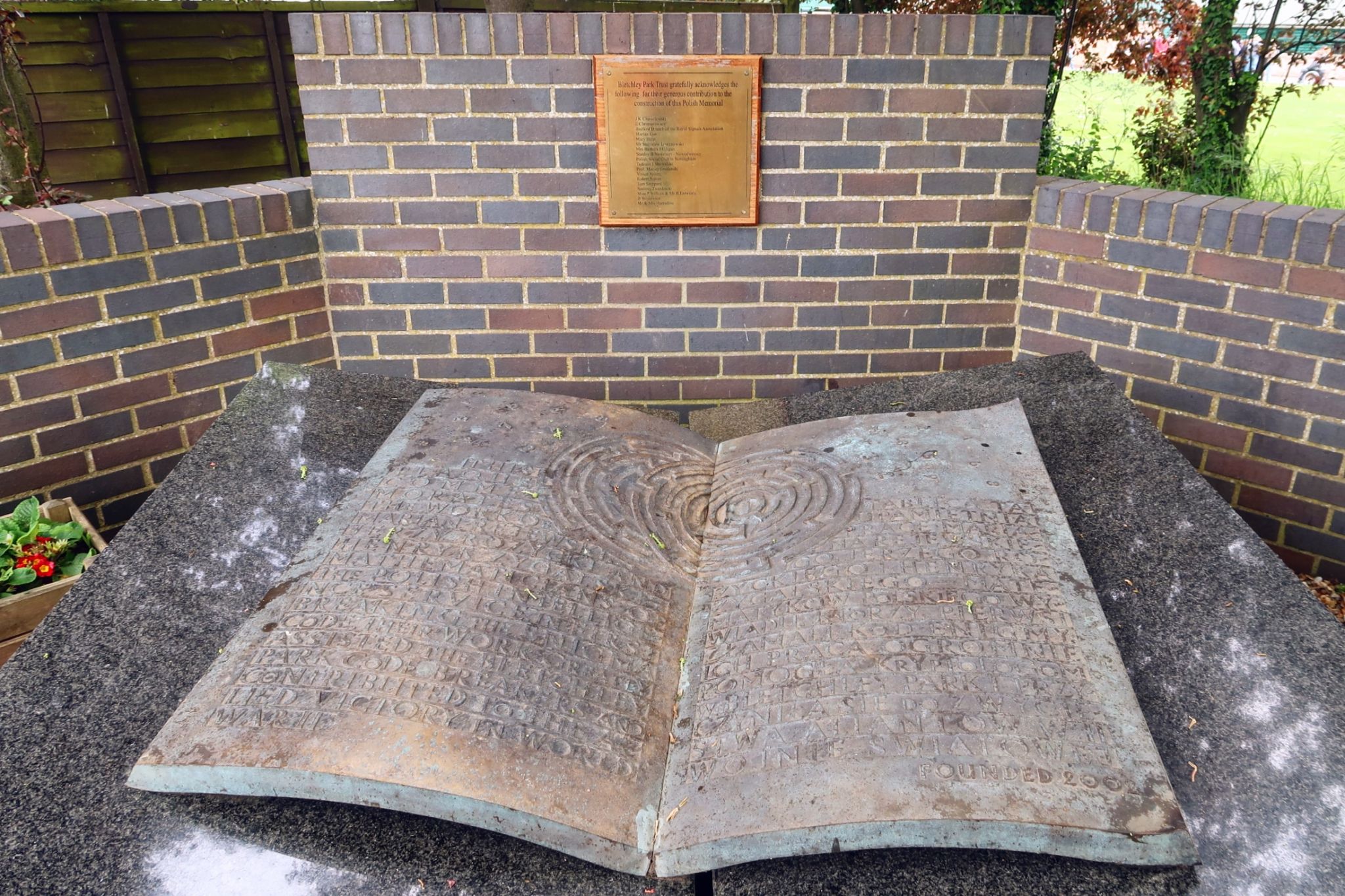 Bletchley Park Museum Polish memorial CREDIT_ © Minka Guides