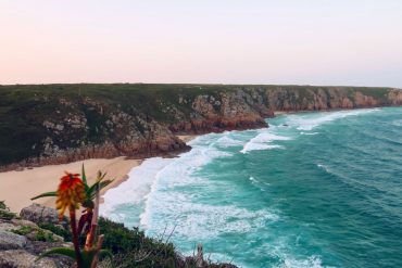 Cornwall itinerary - Porthcuno Beach near Minack Theatre CREDIT Minka Guides