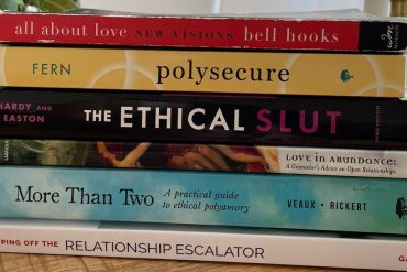 Polyamory books - Stepping off the Relationship Escalator by Amy Gahran CREDIT David Bombaça