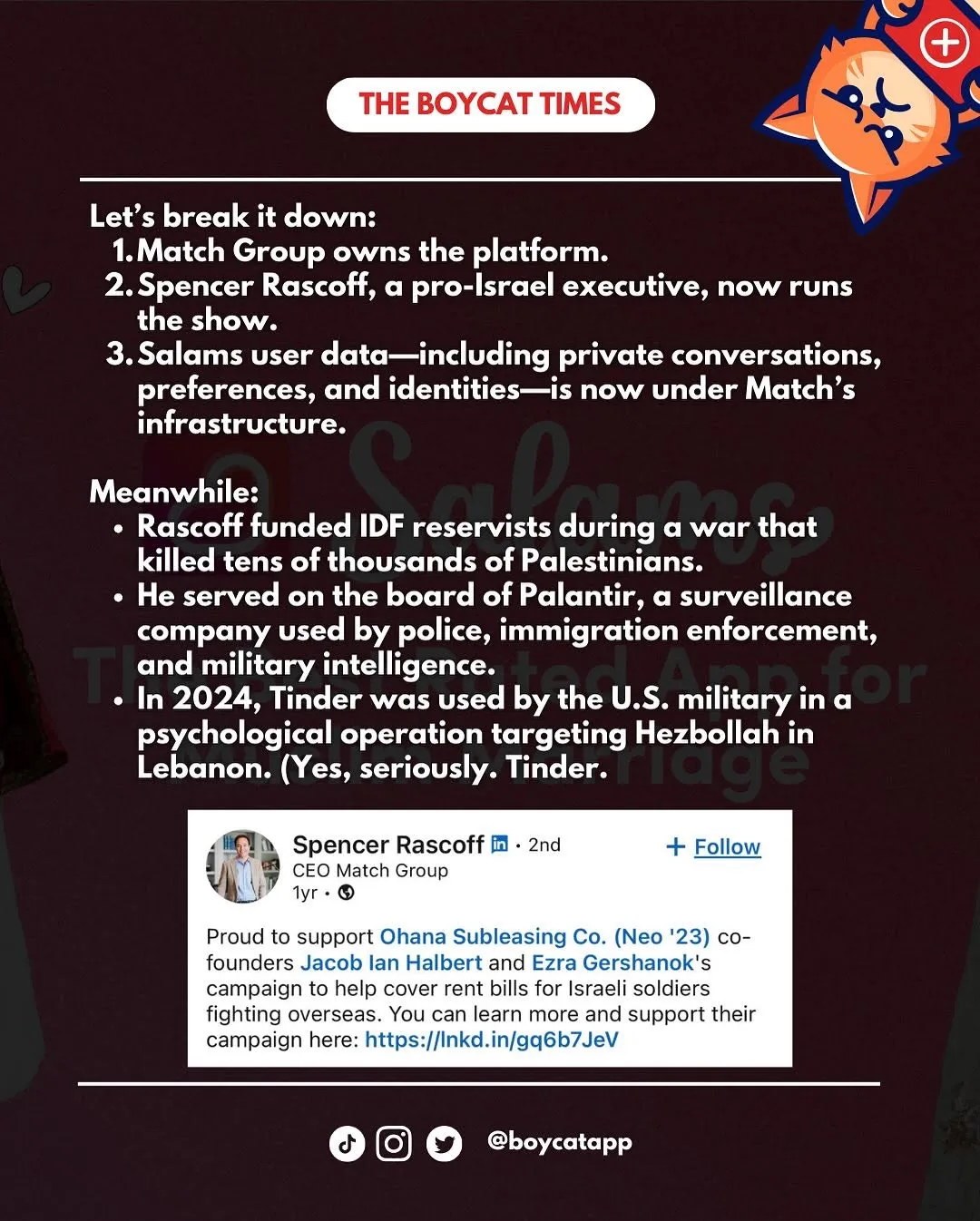 Why you should boycott The Match Group